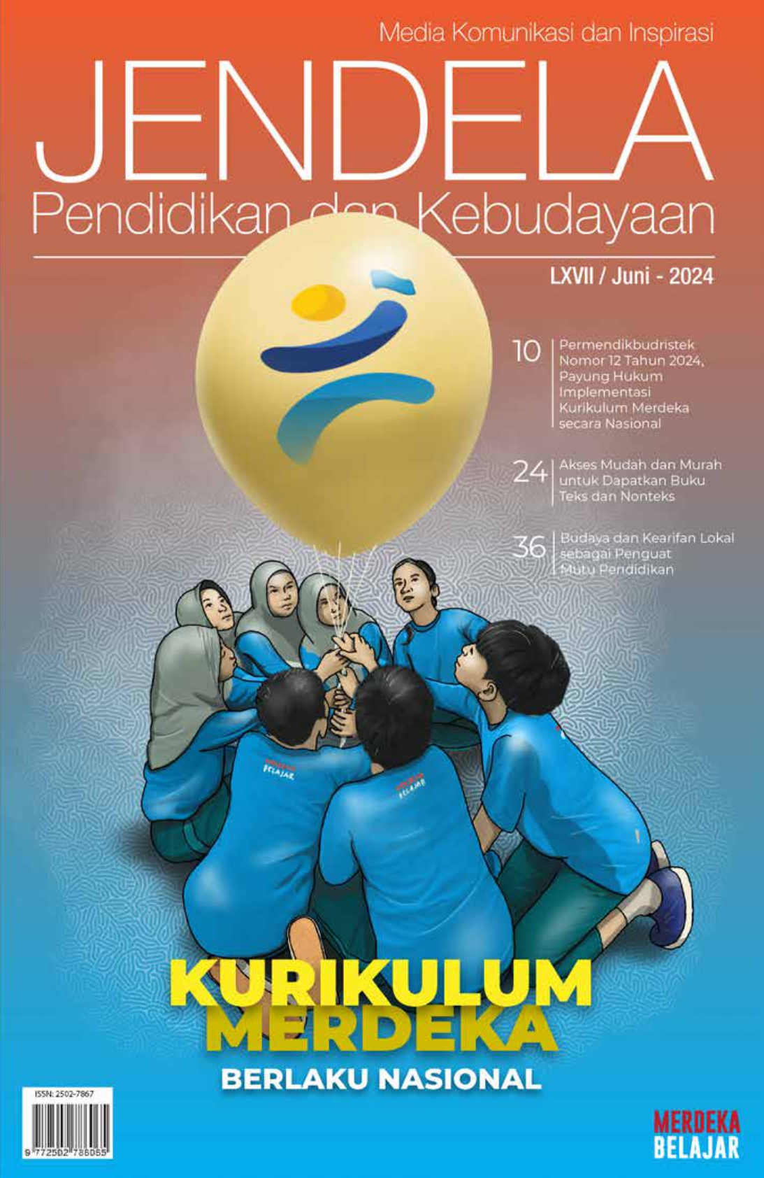 Majalah Jendela Edisi LXVII - Kurikulum Merdeka